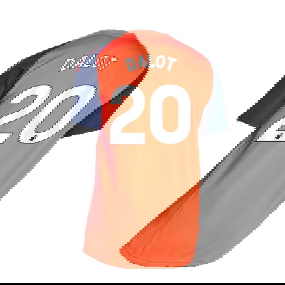 2024-2025 Man Utd Training Jersey (Red) (Dalot 20)