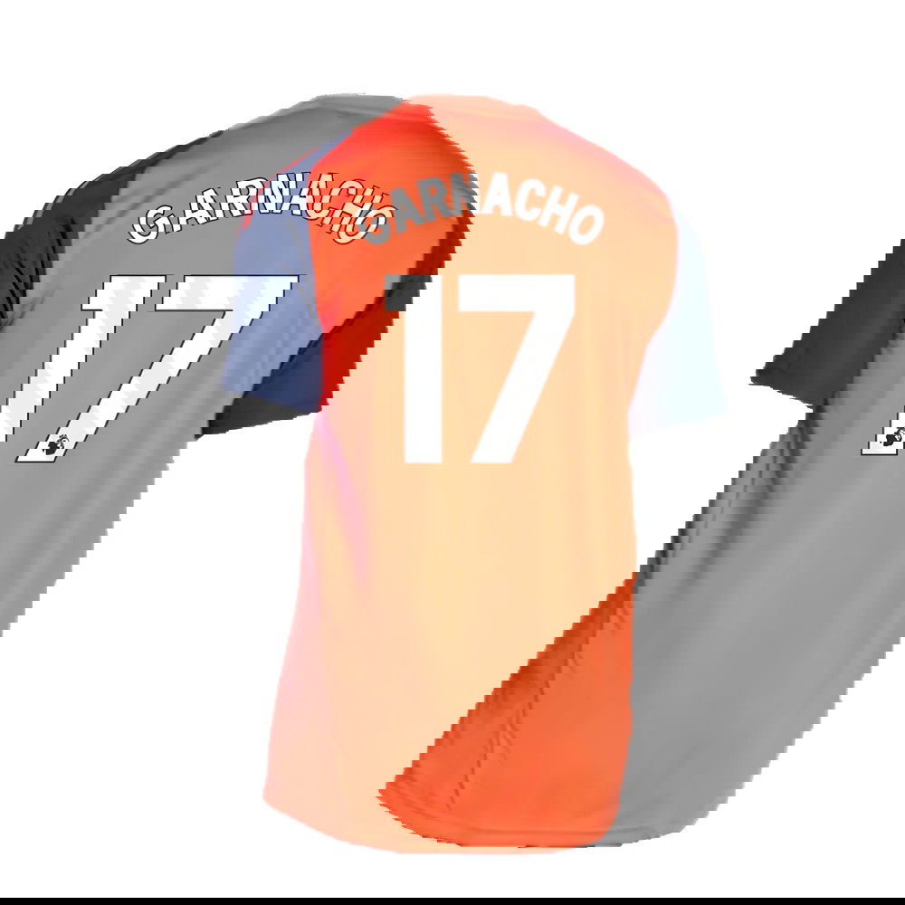 2024-2025 Man Utd Training Jersey (Red) (Garnacho 17)