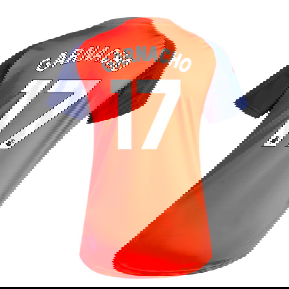 2024-2025 Man Utd Training Jersey (Red) - Womens (Garnacho 17)