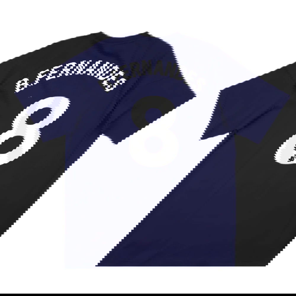 2024-2025 Man Utd Training Tee (Night Indigo) (B.Fernandes 8)