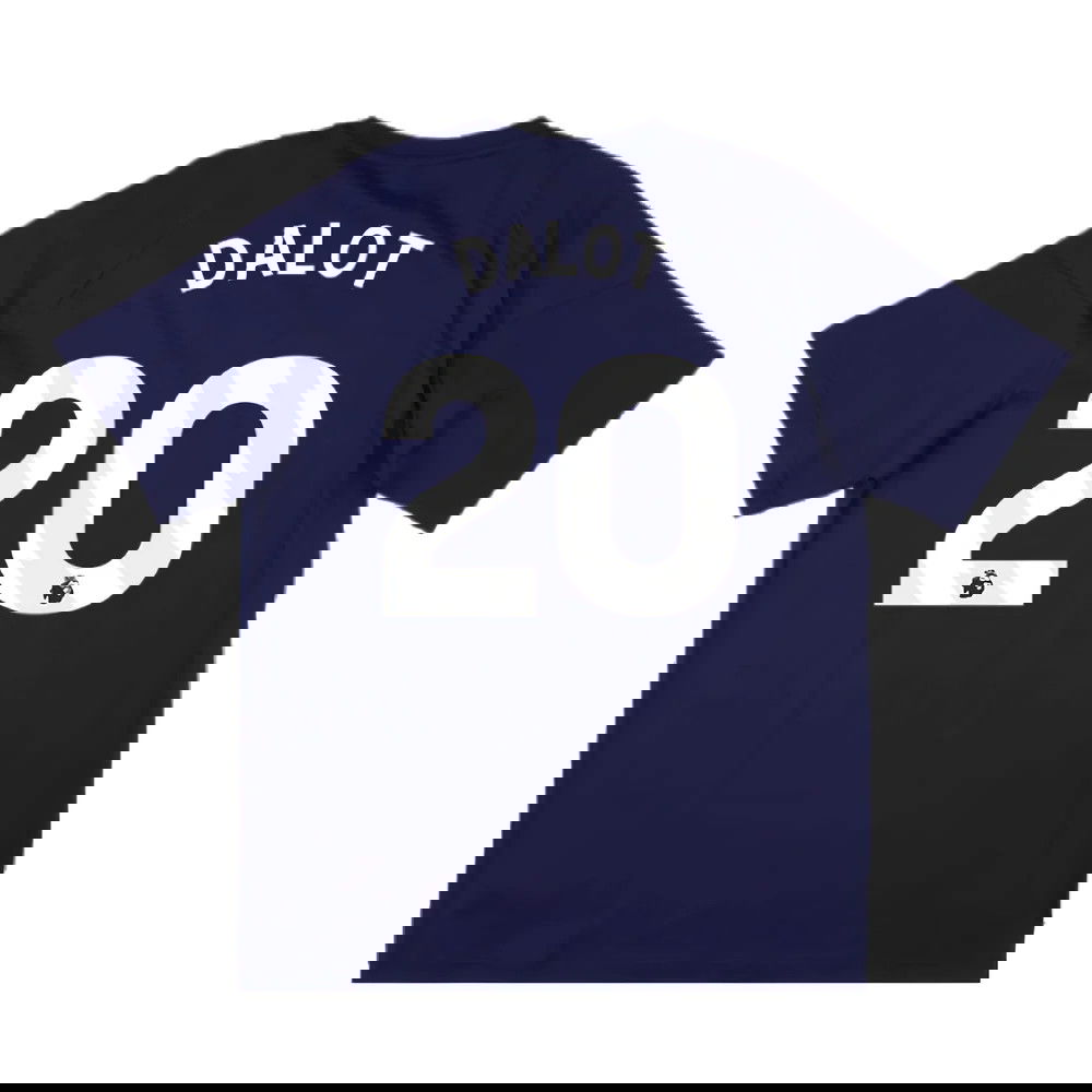 2024-2025 Man Utd Training Tee (Night Indigo) (Dalot 20)