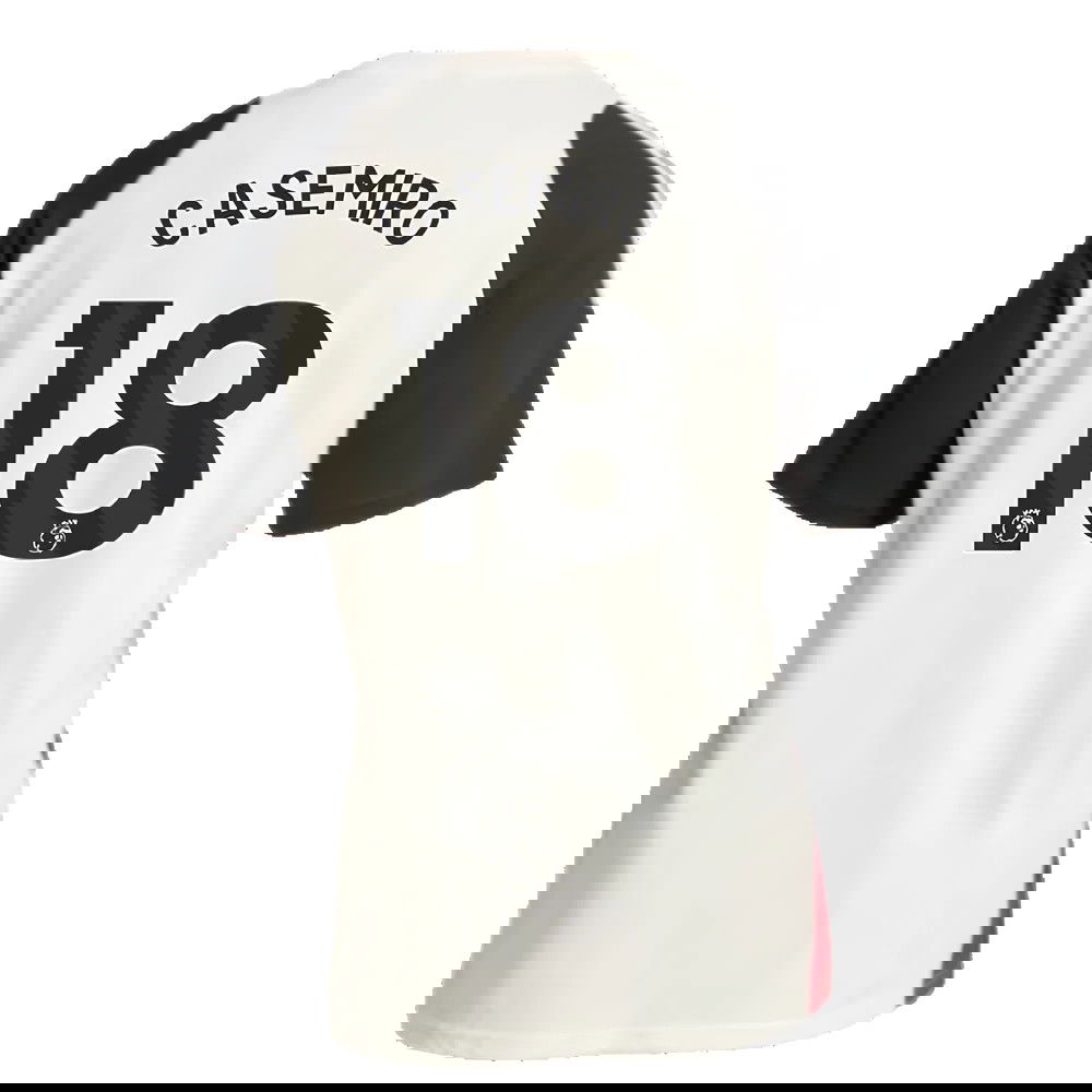 2024-2025 Man Utd Training Tee (Off White) (Casemiro 18)