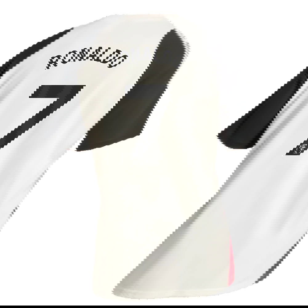 2024-2025 Man Utd Training Tee (Off White) (Ronaldo 7)