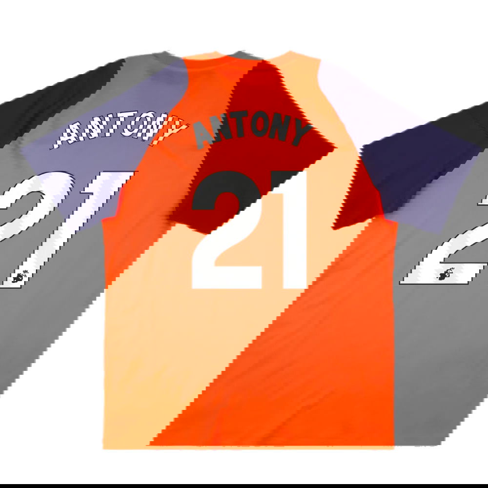 2024-2025 Man Utd Training Tee (Red) (Antony 21)