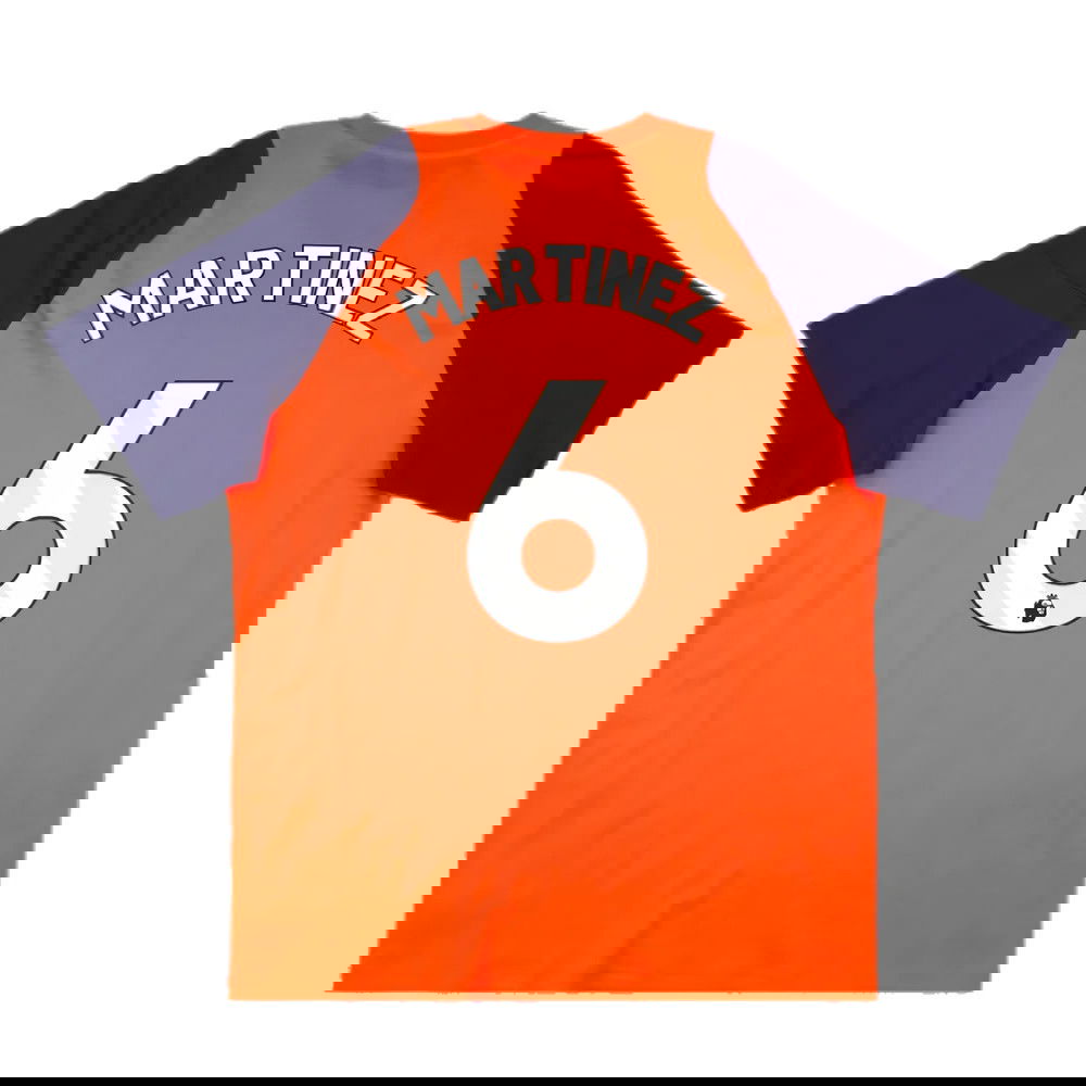 2024-2025 Man Utd Training Tee (Red) (Martinez 6)