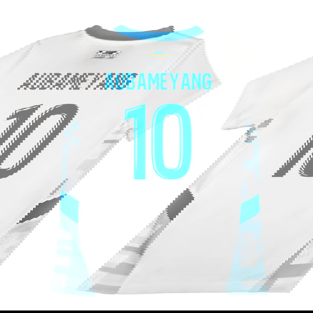 2024-2025 Marseille Home Mini Kit (Aubameyang 10)