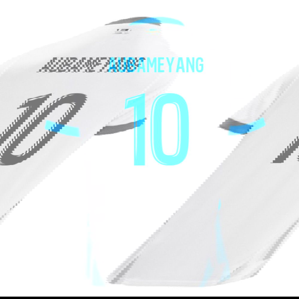 2024-2025 Marseille Home Shirt (Aubameyang 10)