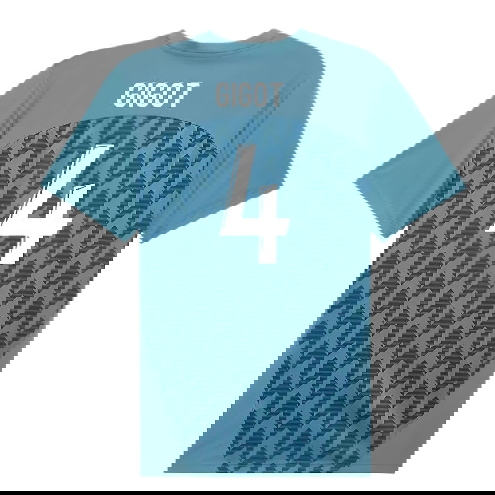 2024-2025 Marseille Pre-Match Shirt (Bold Blue) (Gigot 4)