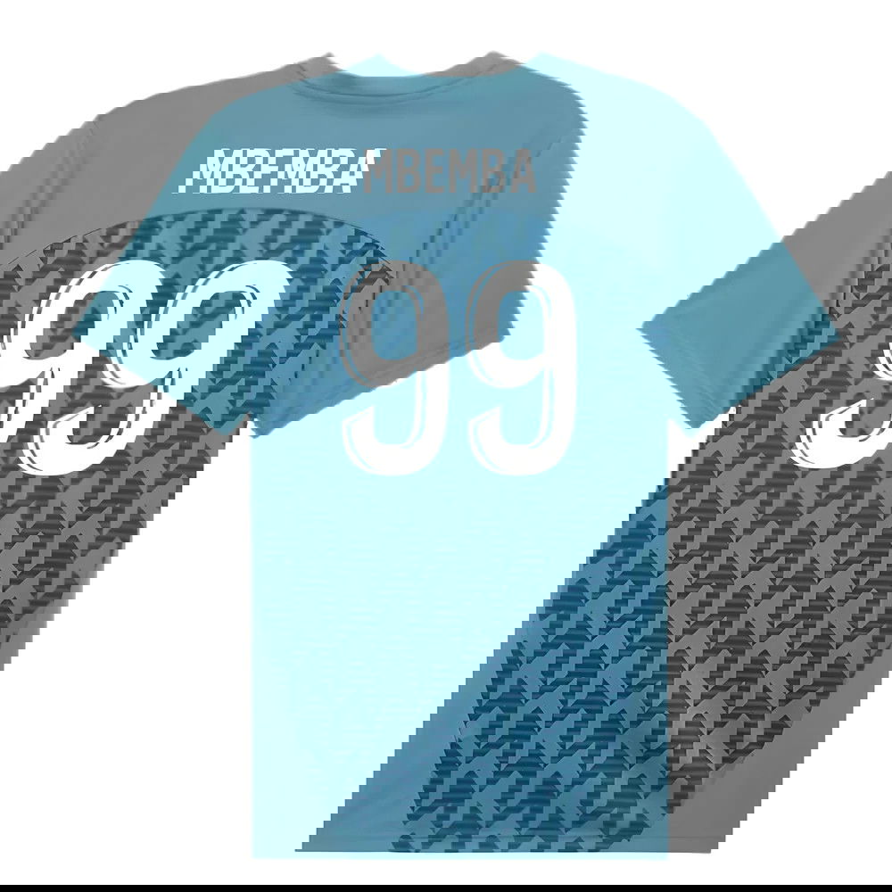 2024-2025 Marseille Pre-Match Shirt (Bold Blue) (Mbemba 99)