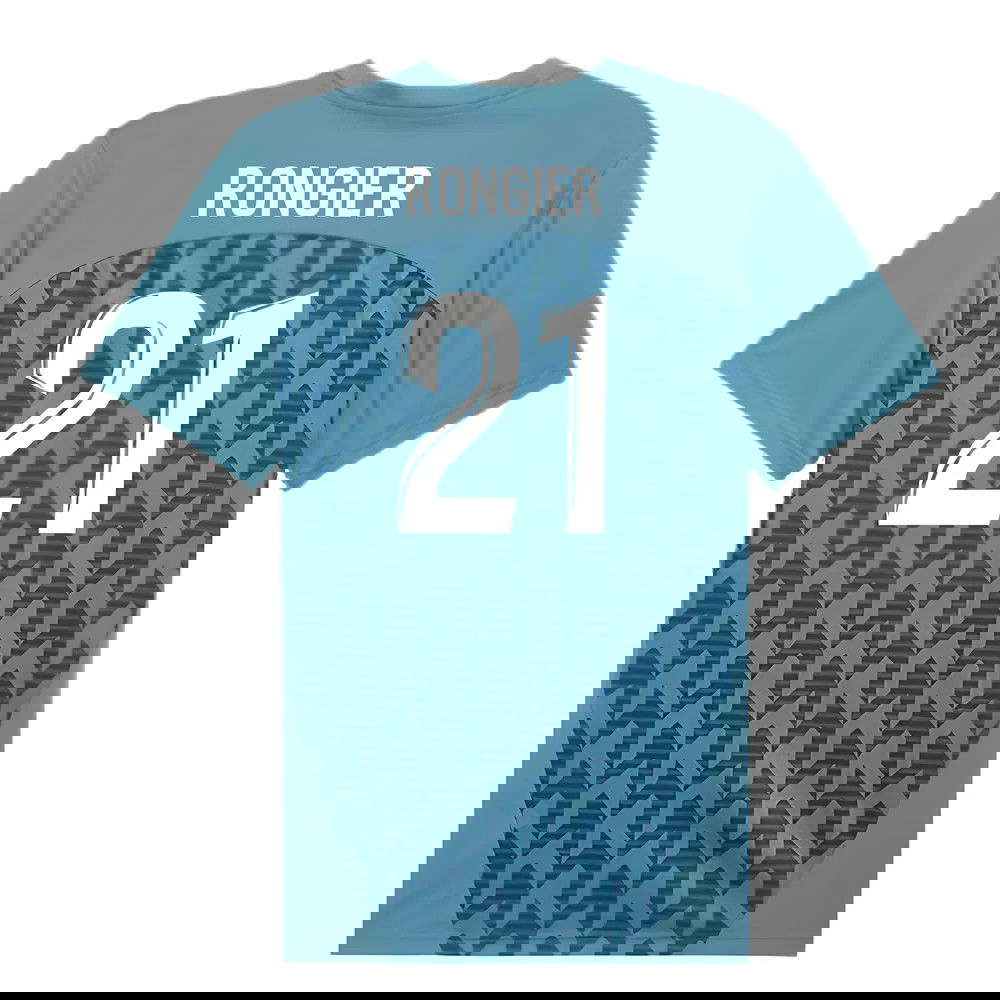 2024-2025 Marseille Pre-Match Shirt (Bold Blue) (Rongier 21)