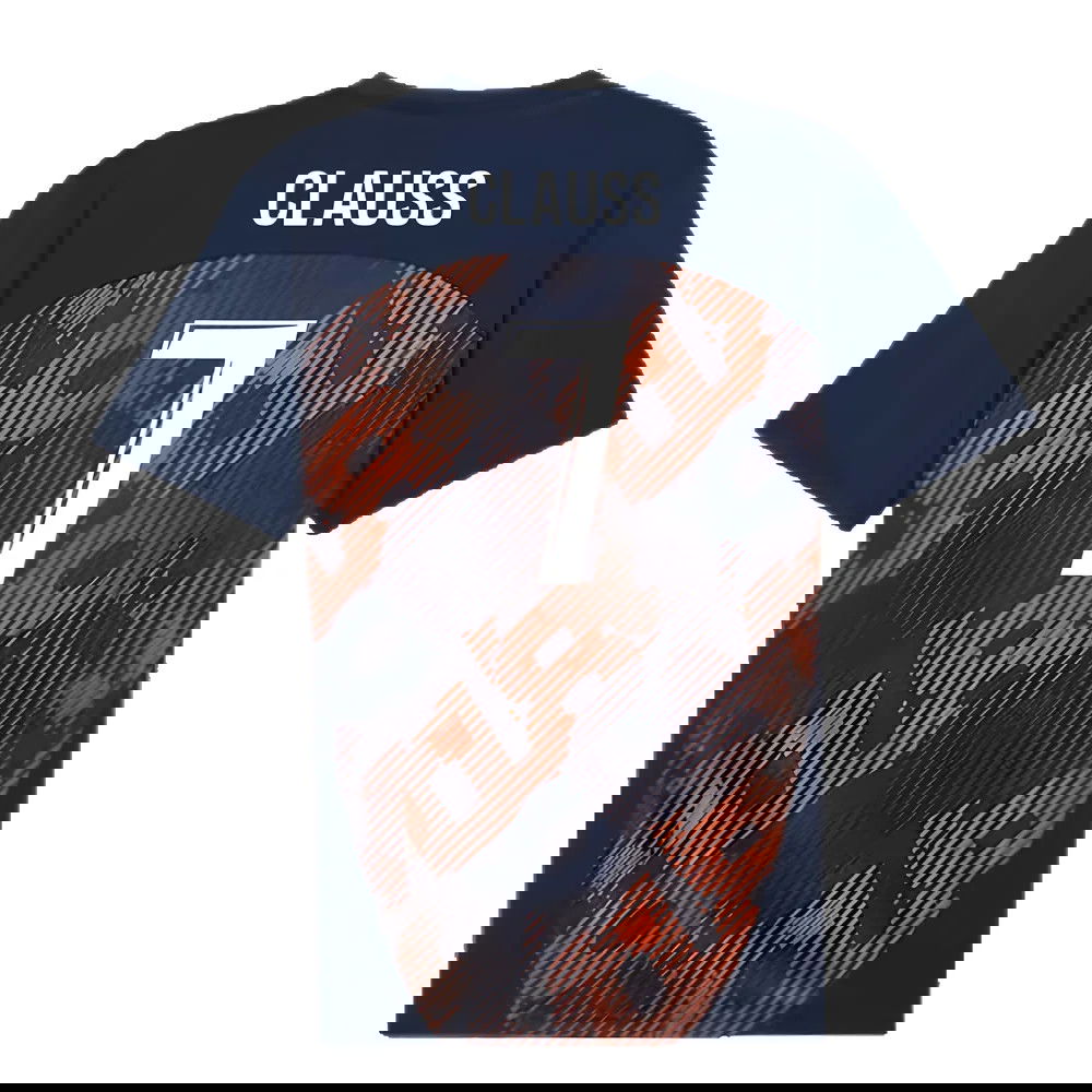2024-2025 Marseille Pre-Match Shirt (Club Navy) (Clauss 7)