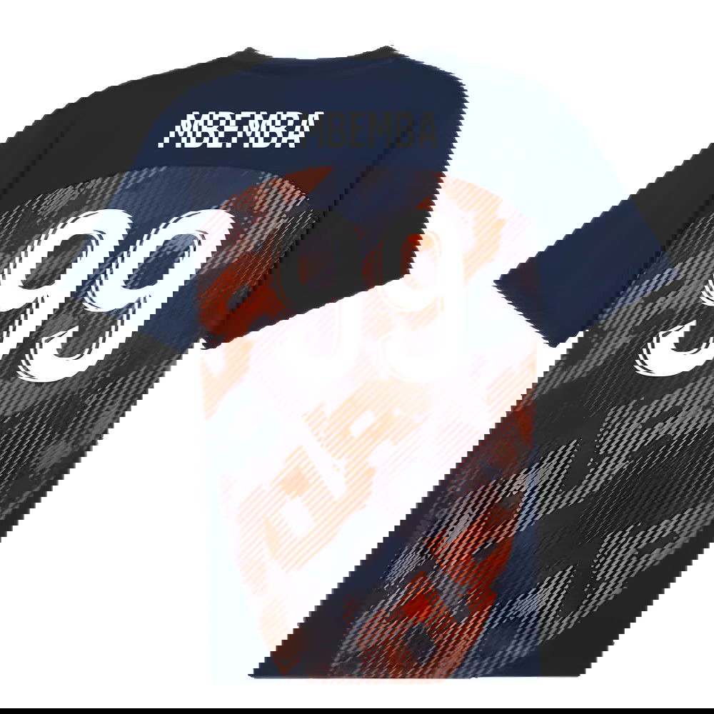 2024-2025 Marseille Pre-Match Shirt (Club Navy) (Mbemba 99)