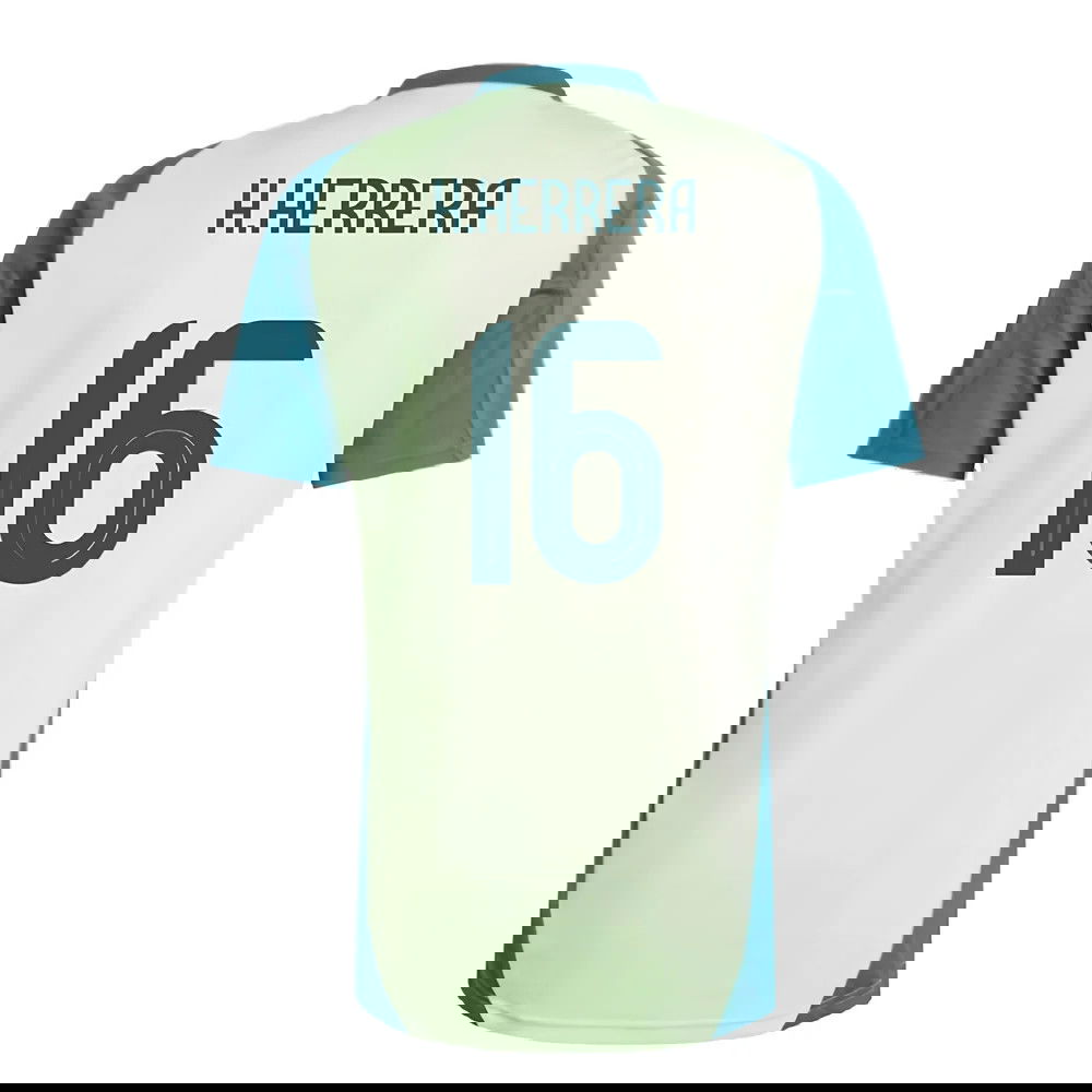 2024-2025 Mexico Training Jersey (Green) (H.HERRERA 16)