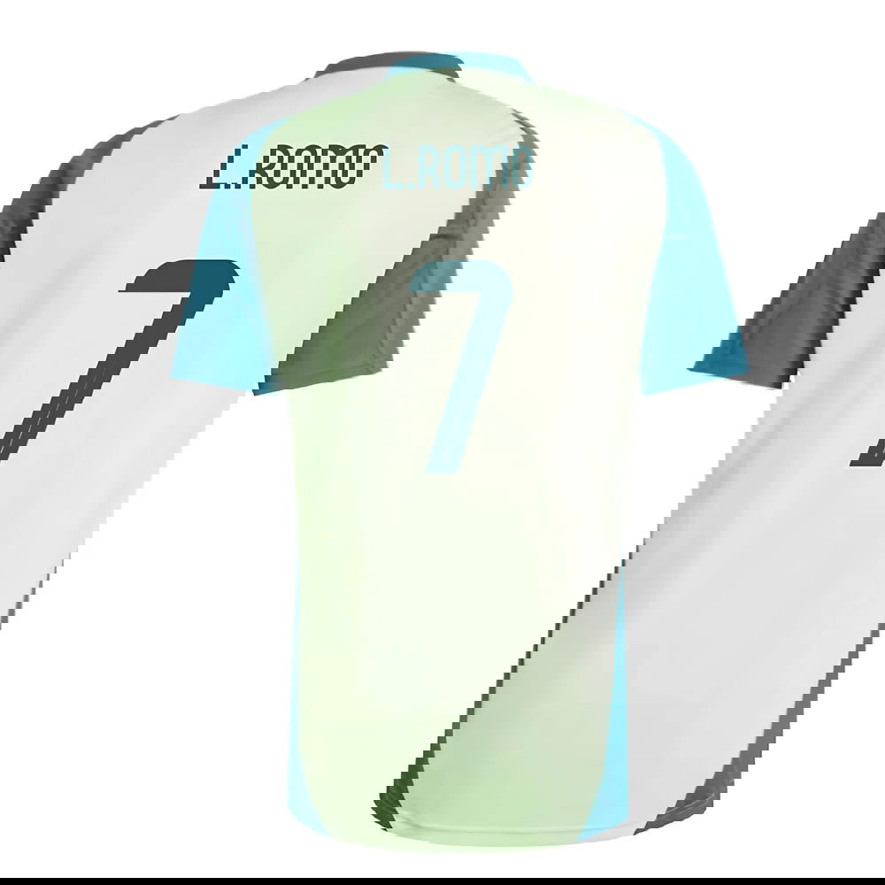 2024-2025 Mexico Training Jersey (Green) (L.ROMO 7)