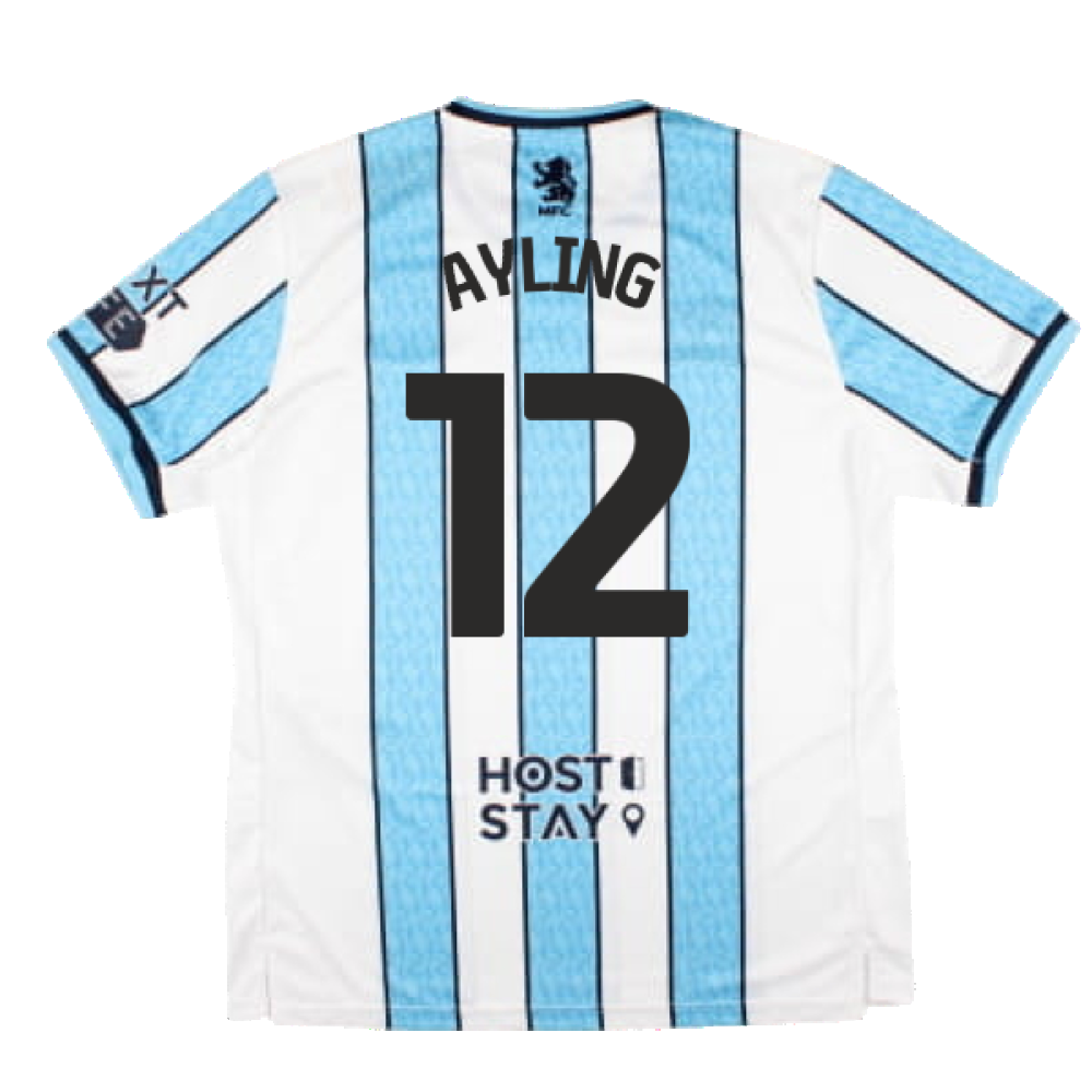 2024-2025 Middlesbrough Away Shirt (Ayling 12)