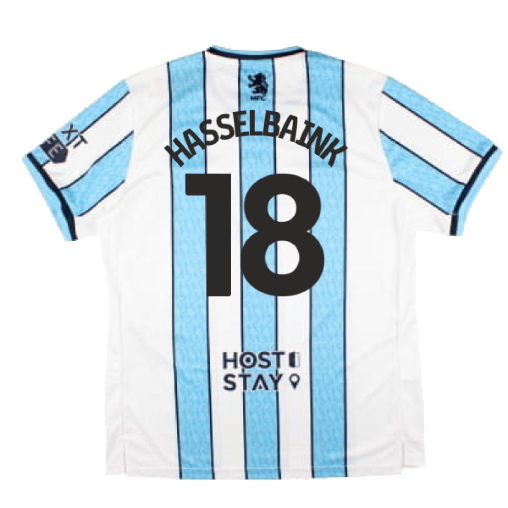 2024-2025 Middlesbrough Away Shirt (Hasselbaink 18)
