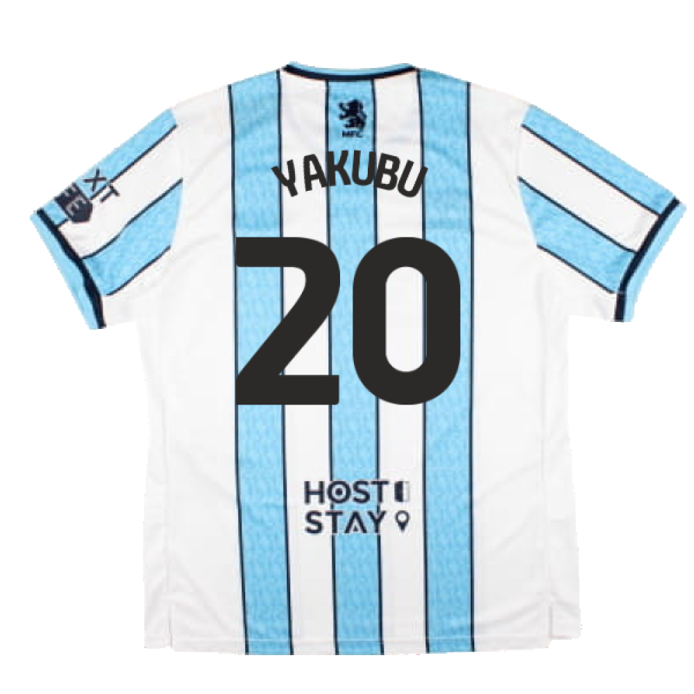 2024-2025 Middlesbrough Away Shirt (Yakubu 20)