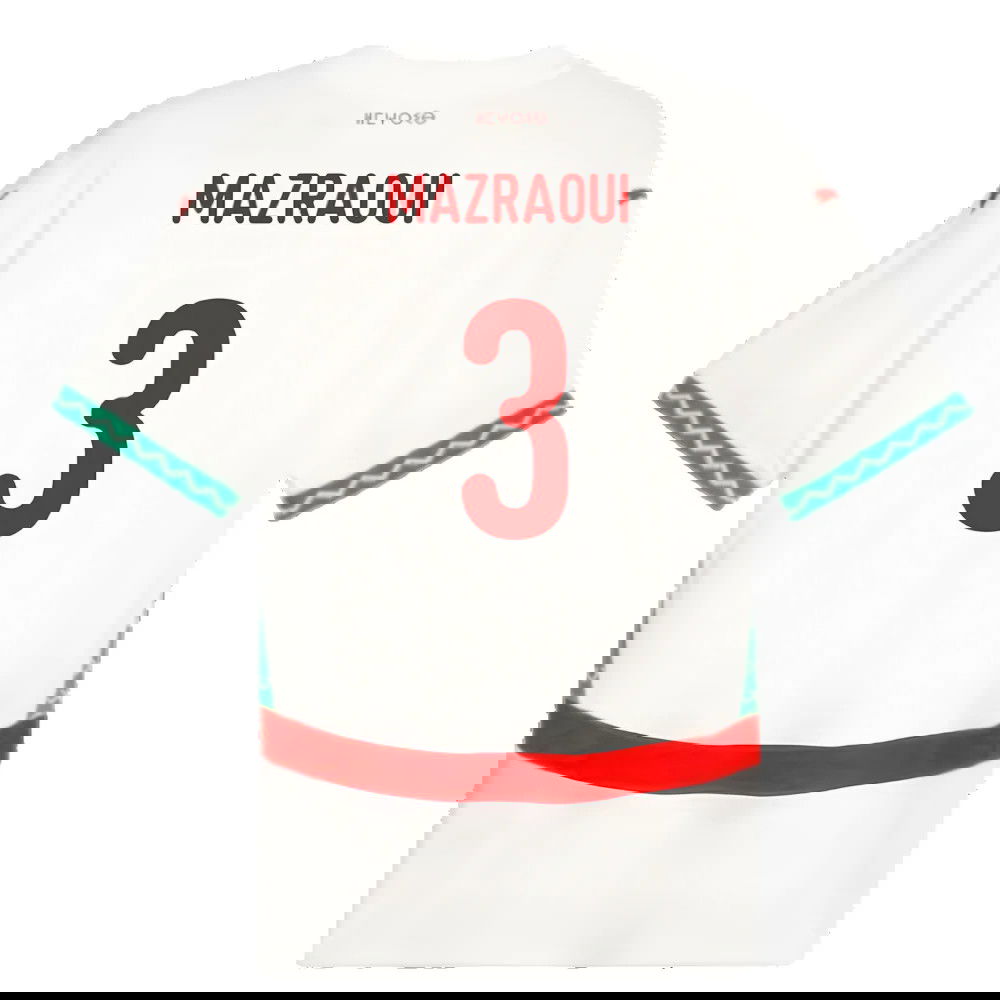 2024-2025 Morocco Away Shirt (Mazraoui 3)