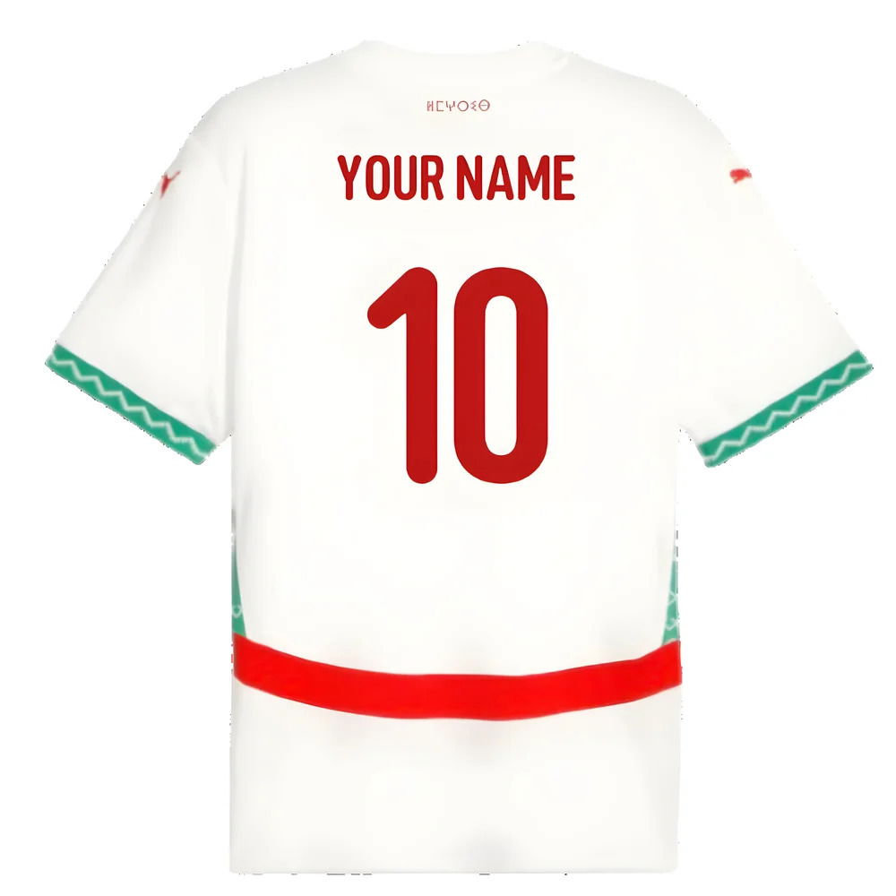 2024-2025 Morocco Away Shirt (Your Name)