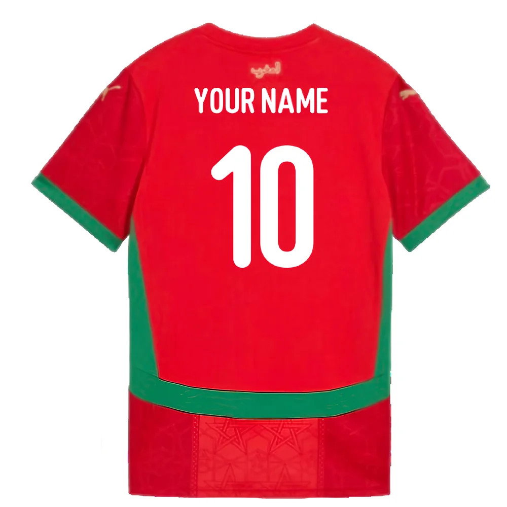 2024-2025 Morocco Home Shirt (Womens) (Your Name)