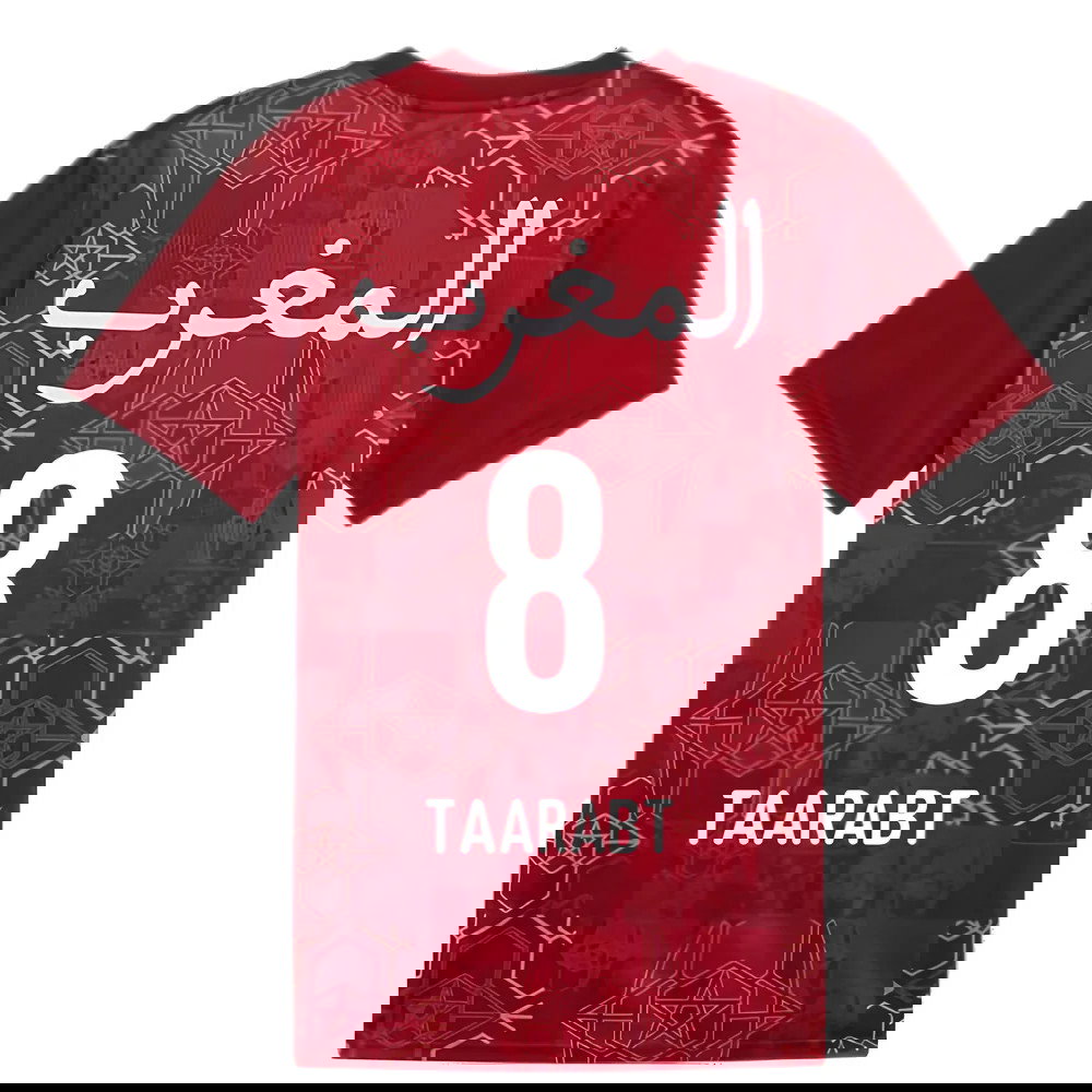2024-2025 Morocco Prematch SS Jersey (Red) (Taarabt 8)