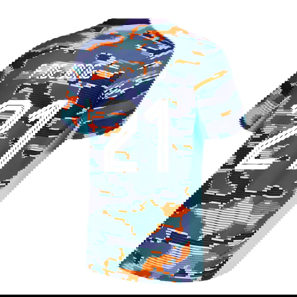 2024-2025 Netherlands Academy Pro Pre-Match Shirt (Blue) (F.De Jong 21)