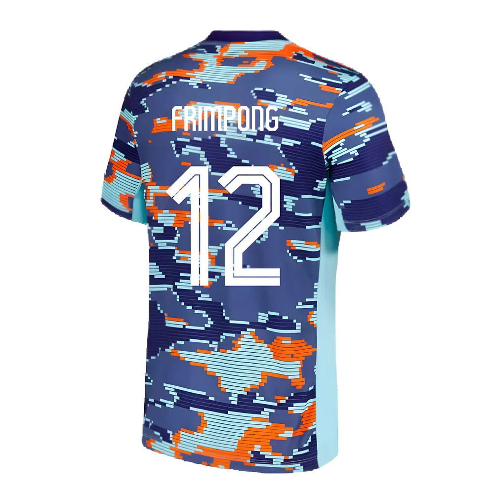 2024-2025 Netherlands Academy Pro Pre-Match Shirt (Blue) (Frimpong 12)
