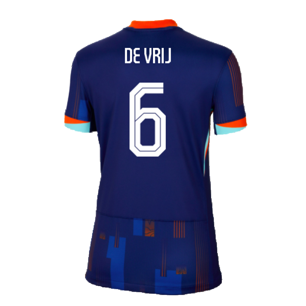 2024-2025 Netherlands Away Shirt (Womens) (De Vrij 6)