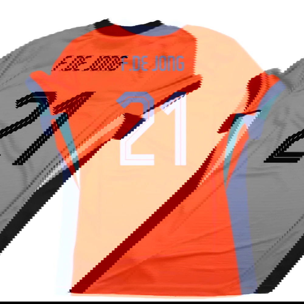 2024-2025 Netherlands Home Shirt (Womens) (F.De Jong 21)