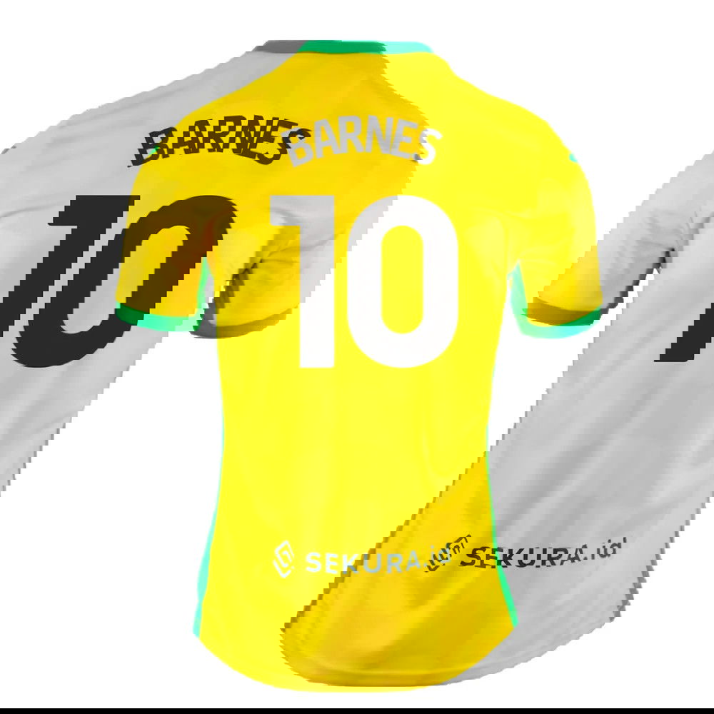 2024-2025 Norwich Home Shirt (Barnes 10)