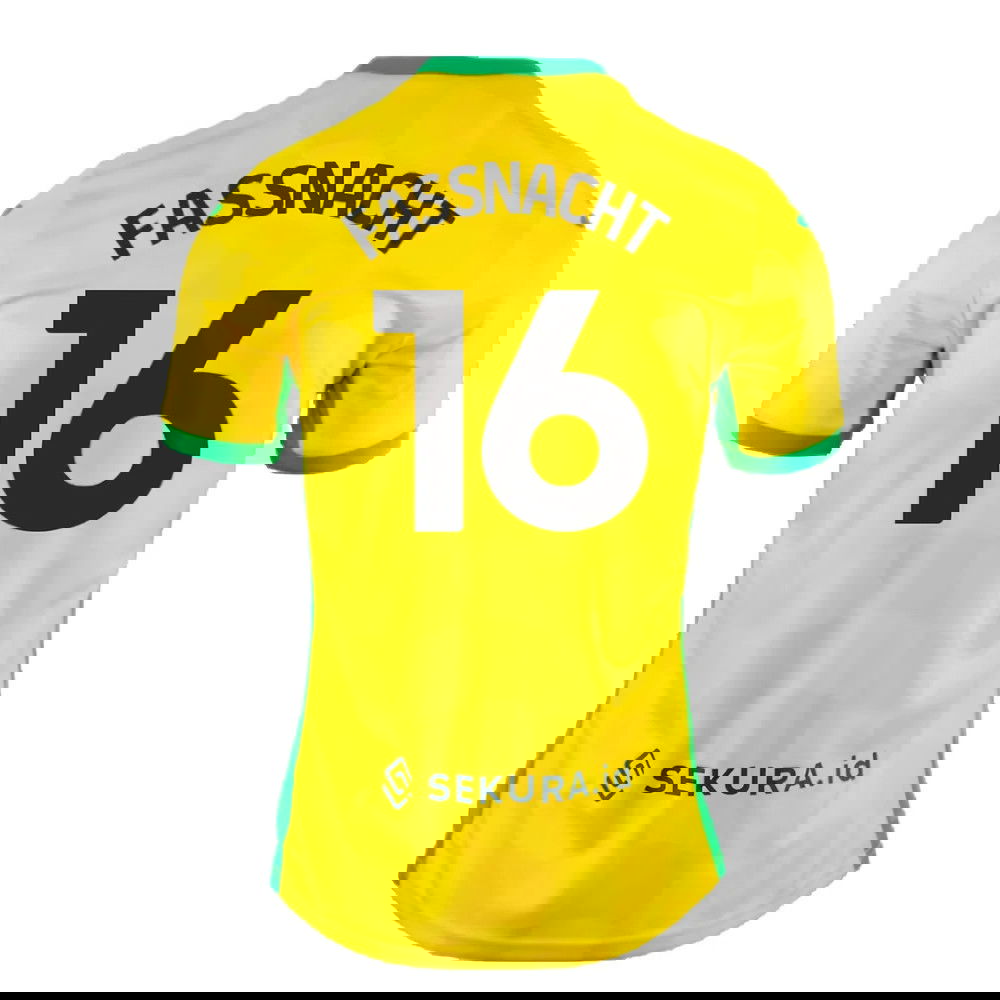 2024-2025 Norwich Home Shirt (Fassnacht 16)