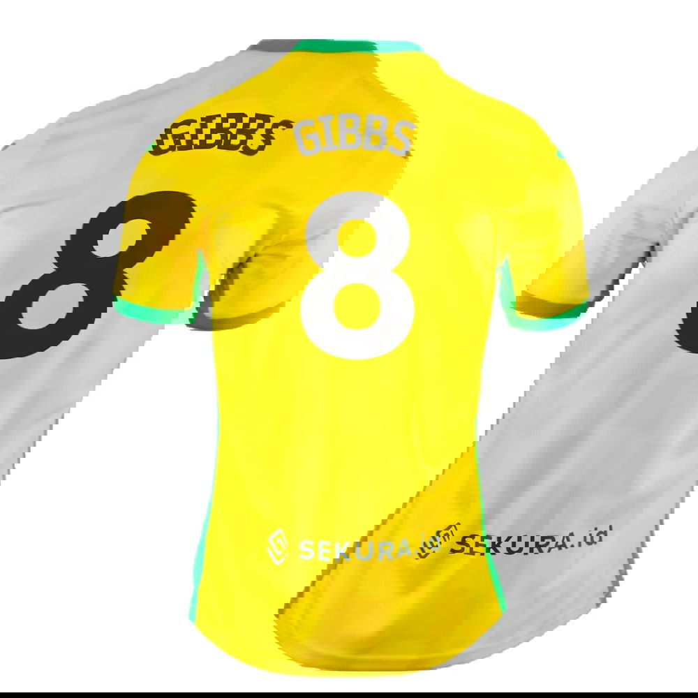 2024-2025 Norwich Home Shirt (Gibbs 8)