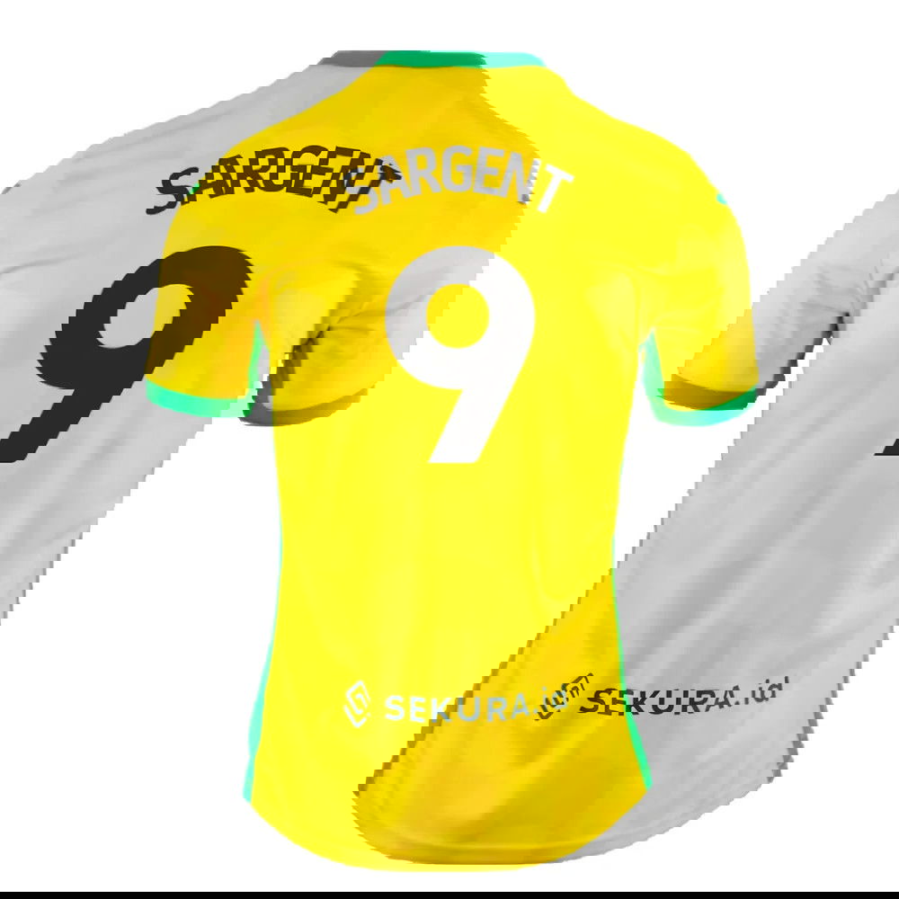 2024-2025 Norwich Home Shirt (Sargent 9)