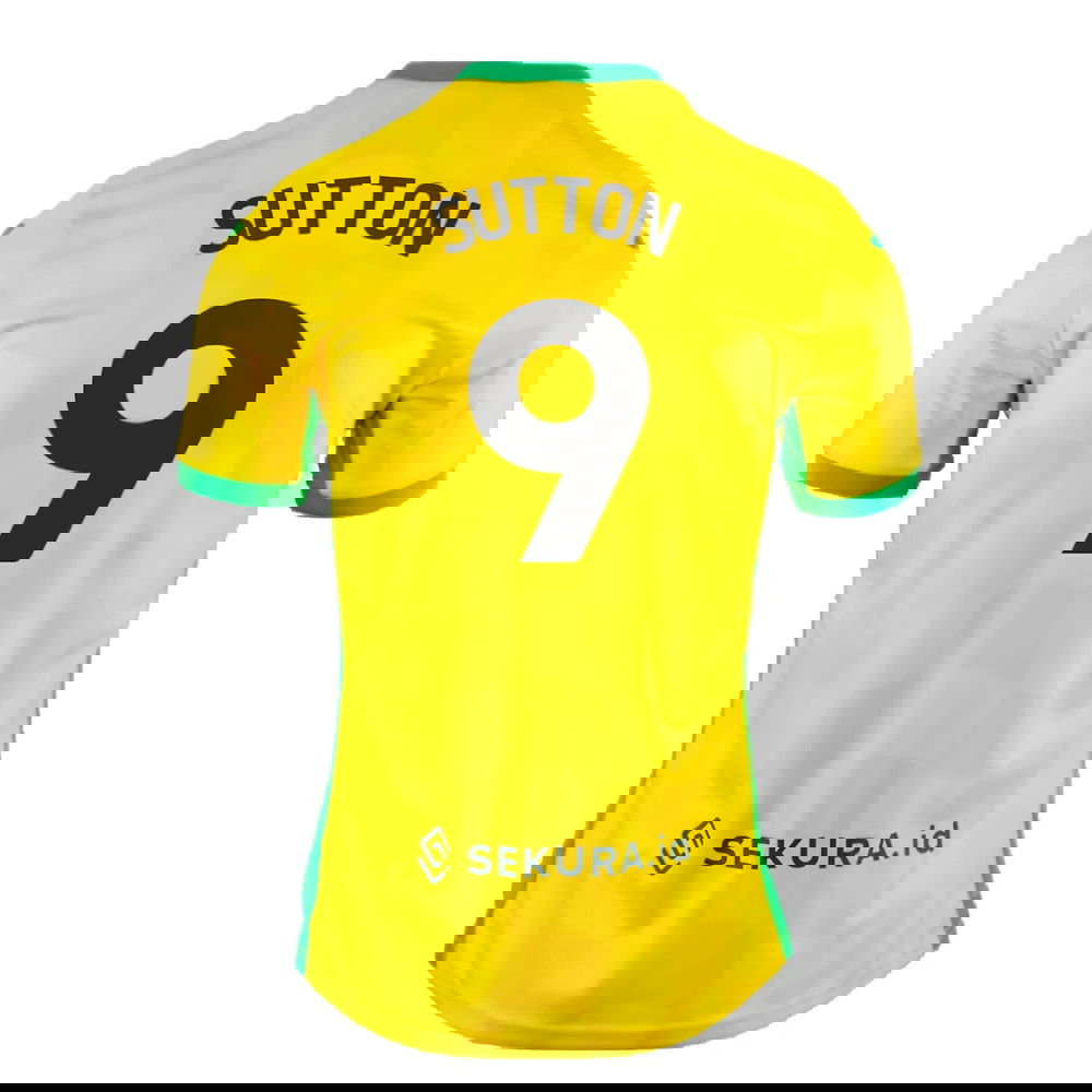 2024-2025 Norwich Home Shirt (Sutton 9)