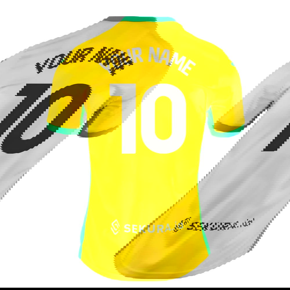 2024-2025 Norwich Home Shirt (Your Name)