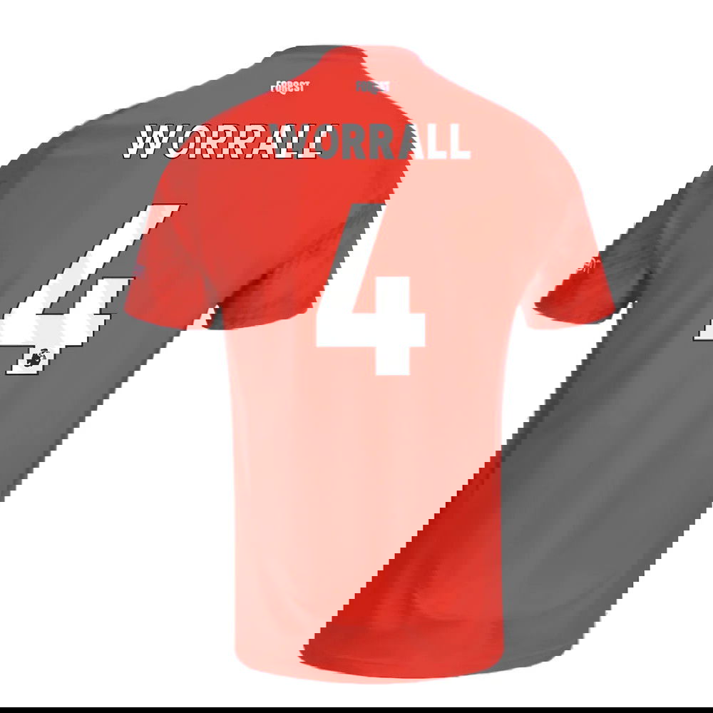 2024-2025 Nottingham Forest Home Shirt (Worrall 4)