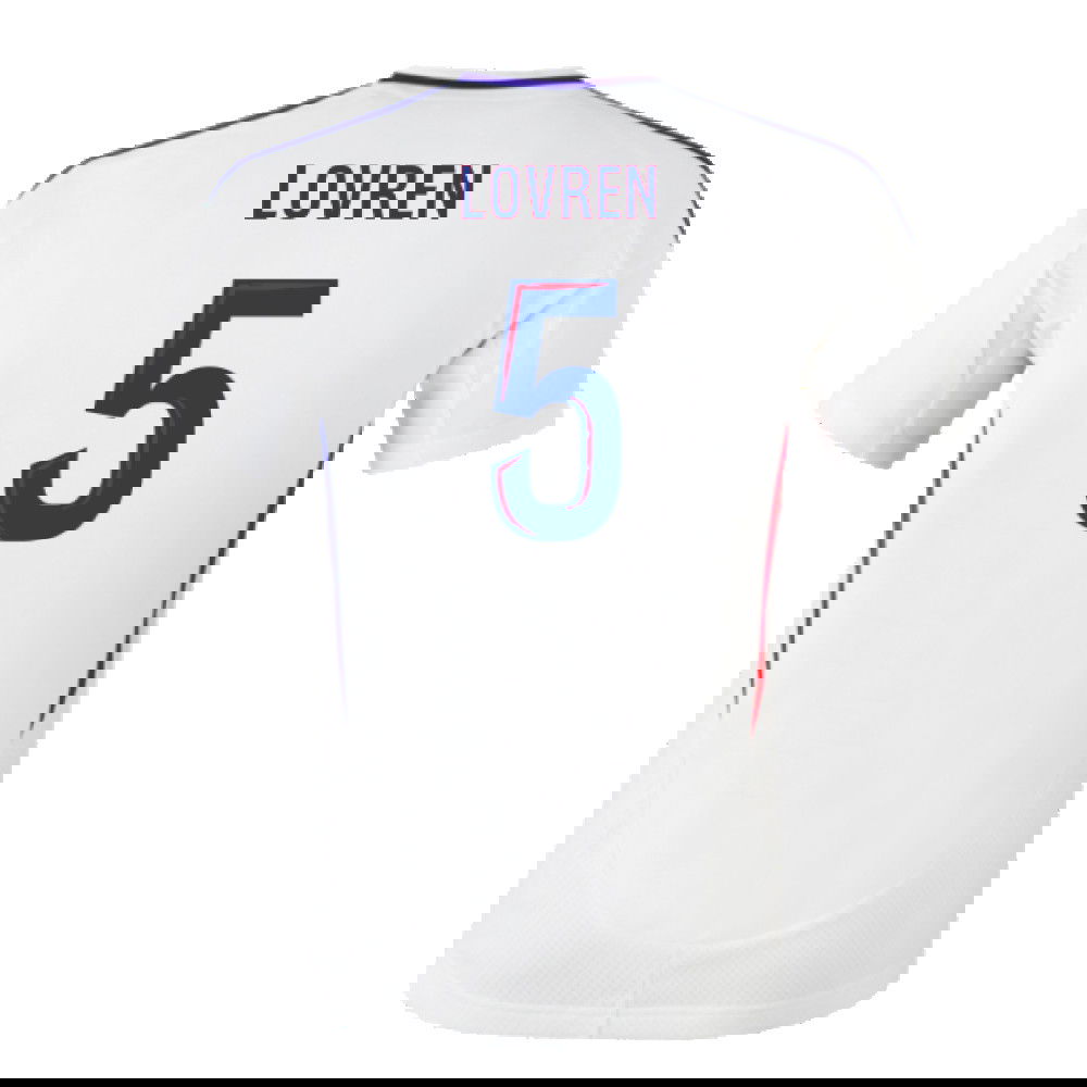 2024-2025 Olympique Lyon Home Shirt (Lovren 5)