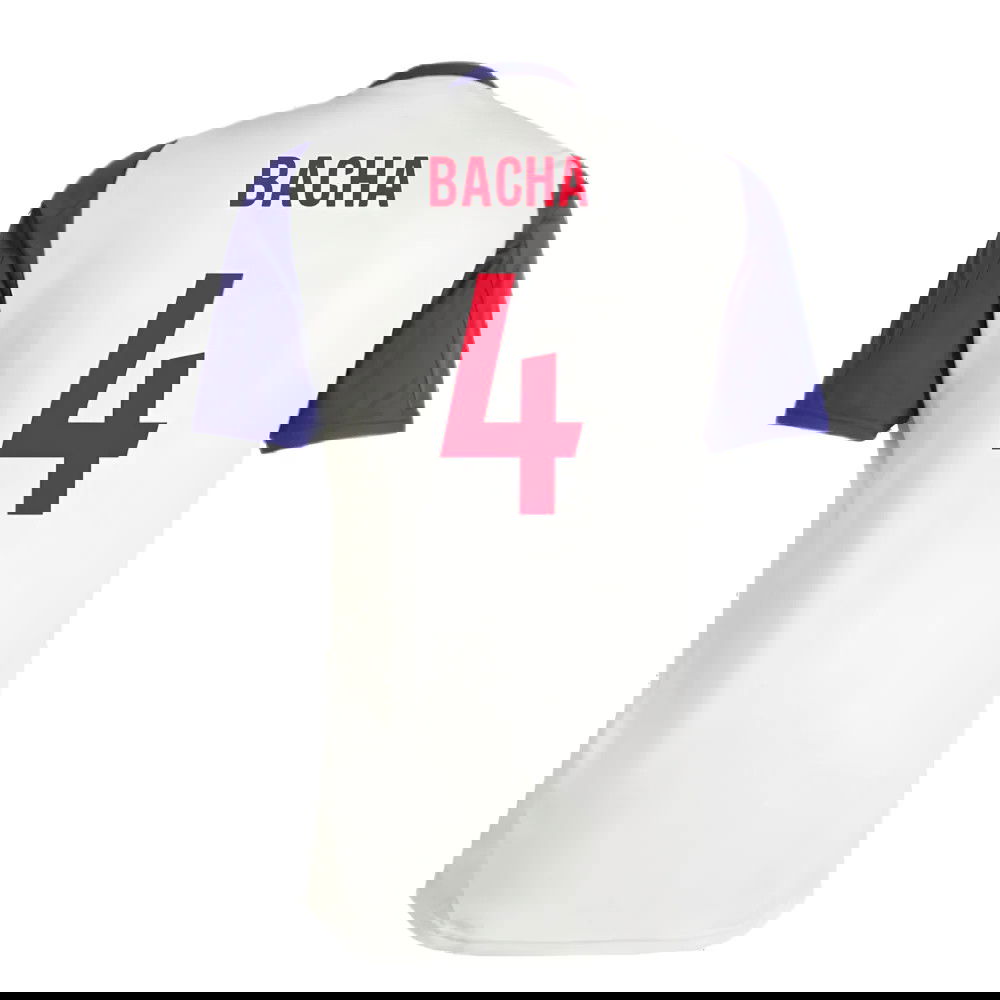 2024-2025 Olympique Lyon Training Jersey (White Tint) (Bacha 4)