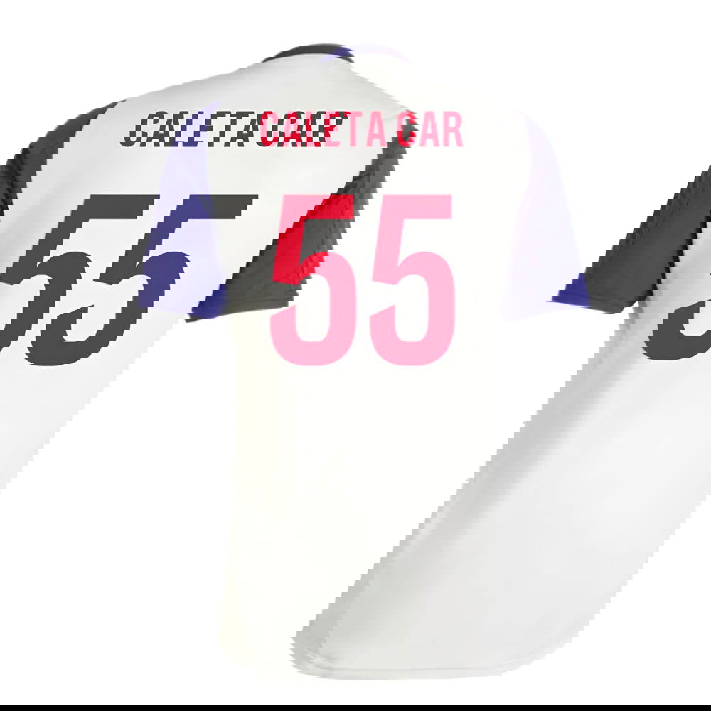 2024-2025 Olympique Lyon Training Jersey (White Tint) (Caleta Car 55)