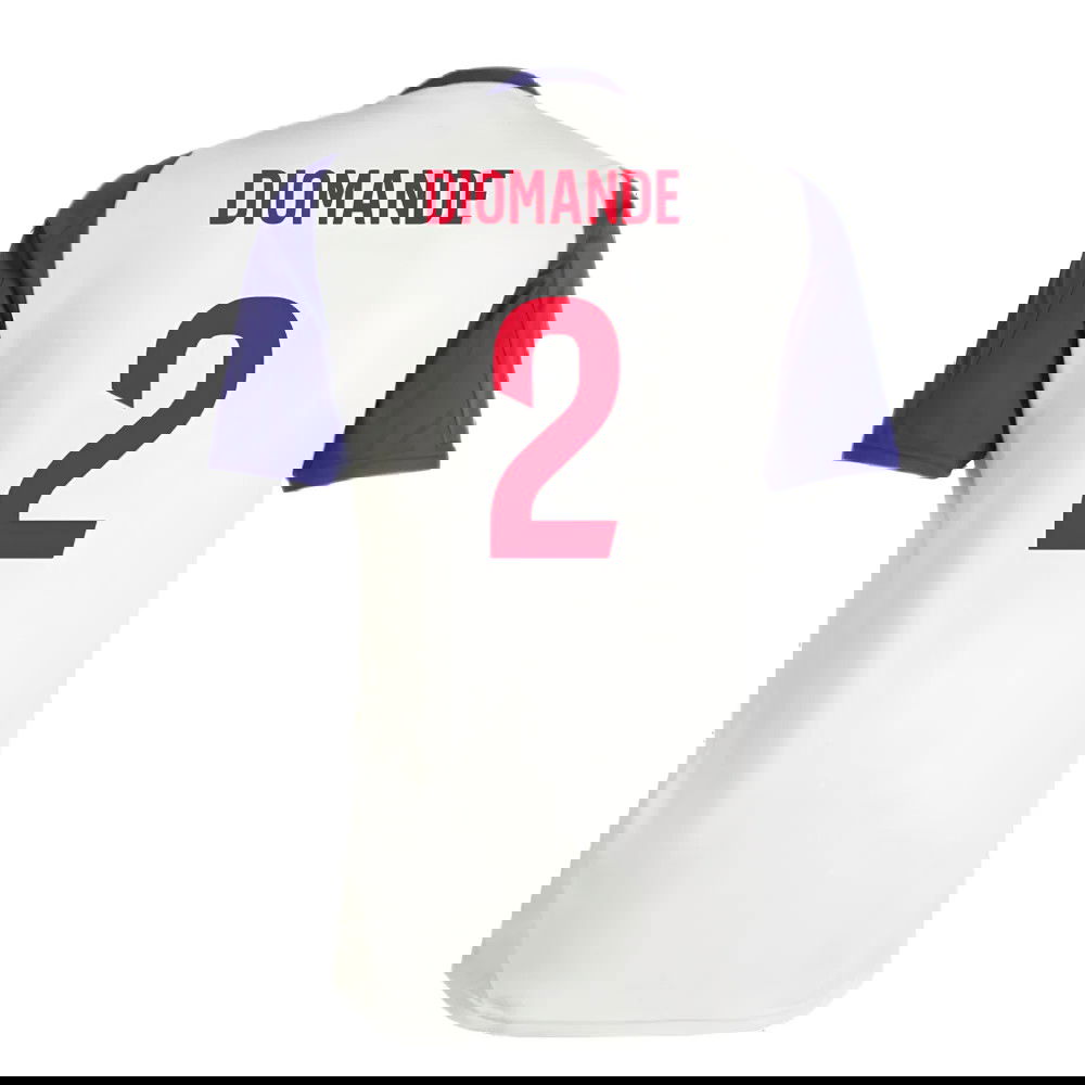 2024-2025 Olympique Lyon Training Jersey (White Tint) (Diomande 2)