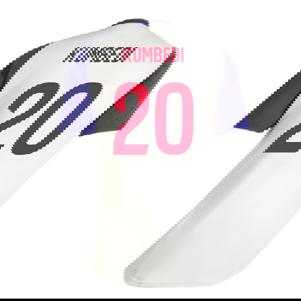 2024-2025 Olympique Lyon Training Jersey (White Tint) (Kumbedi 20)