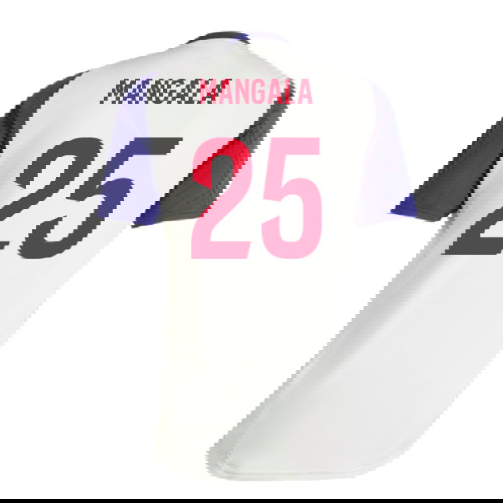 2024-2025 Olympique Lyon Training Jersey (White Tint) (Mangala 25)