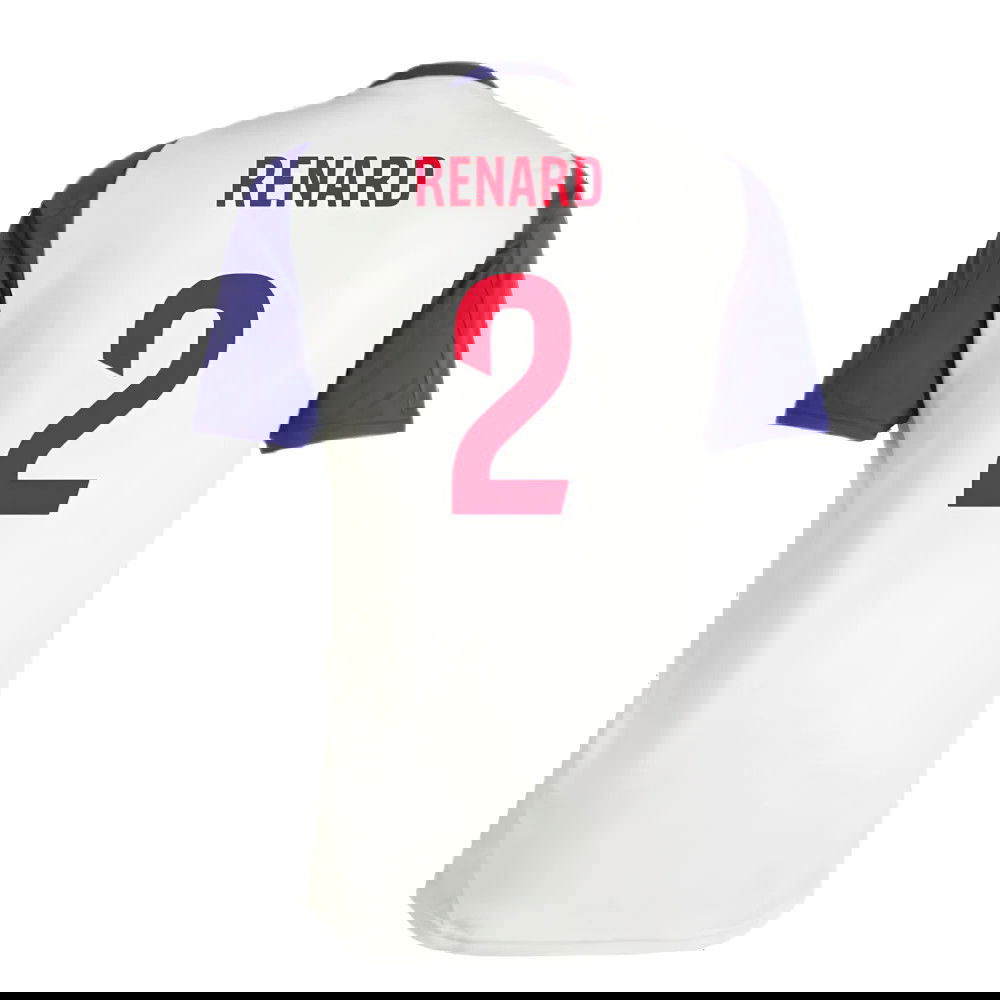 2024-2025 Olympique Lyon Training Jersey (White Tint) (Renard 2)