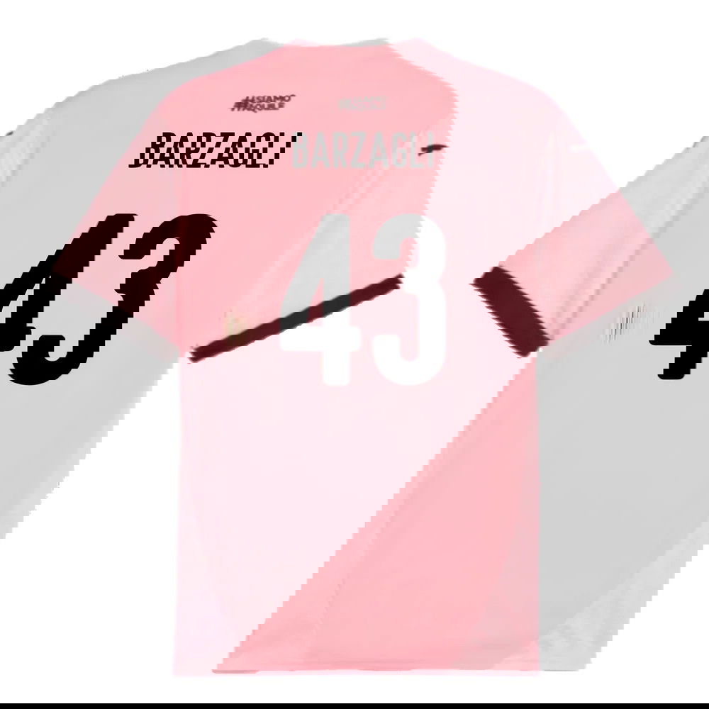 2024-2025 Palermo Home Shirt (Barzagli 43)