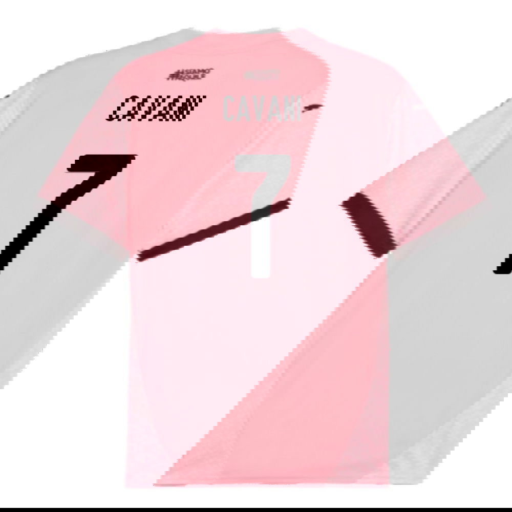 2024-2025 Palermo Home Shirt (Cavani 7)