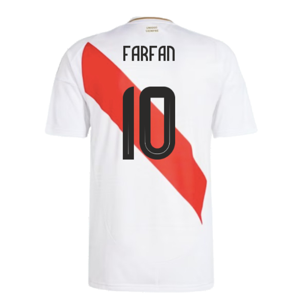 2024-2025 Peru Home Shirt (Farfan 10)