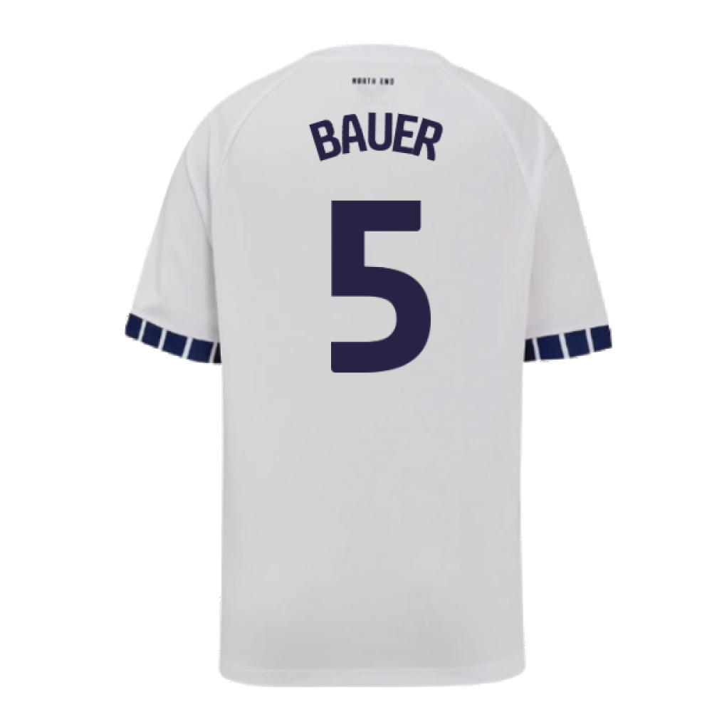 2024-2025 Preston North End Home Shirt (Kids) (Bauer 5)