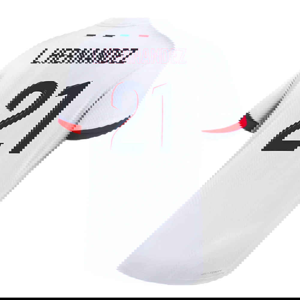 2024-2025 PSG Away Authentic Dri-ADV Shirt (L.Hernandez 21)