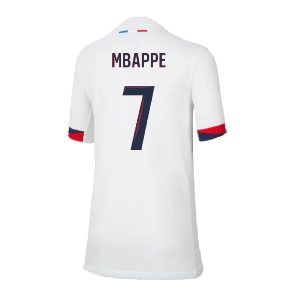 2024-2025 PSG Away Shirt (Kids) (Mbappe 7)