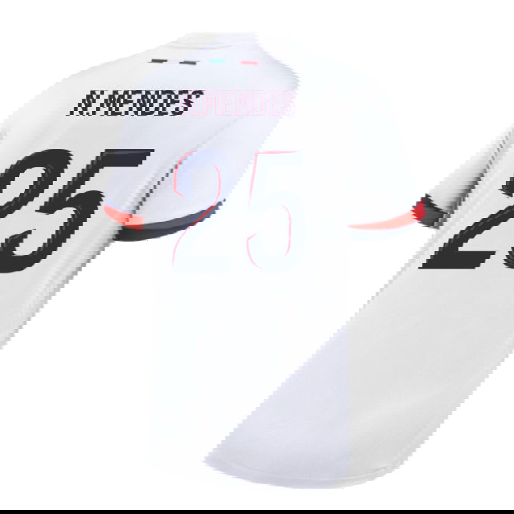 2024-2025 PSG Away Shirt (N.Mendes 25)